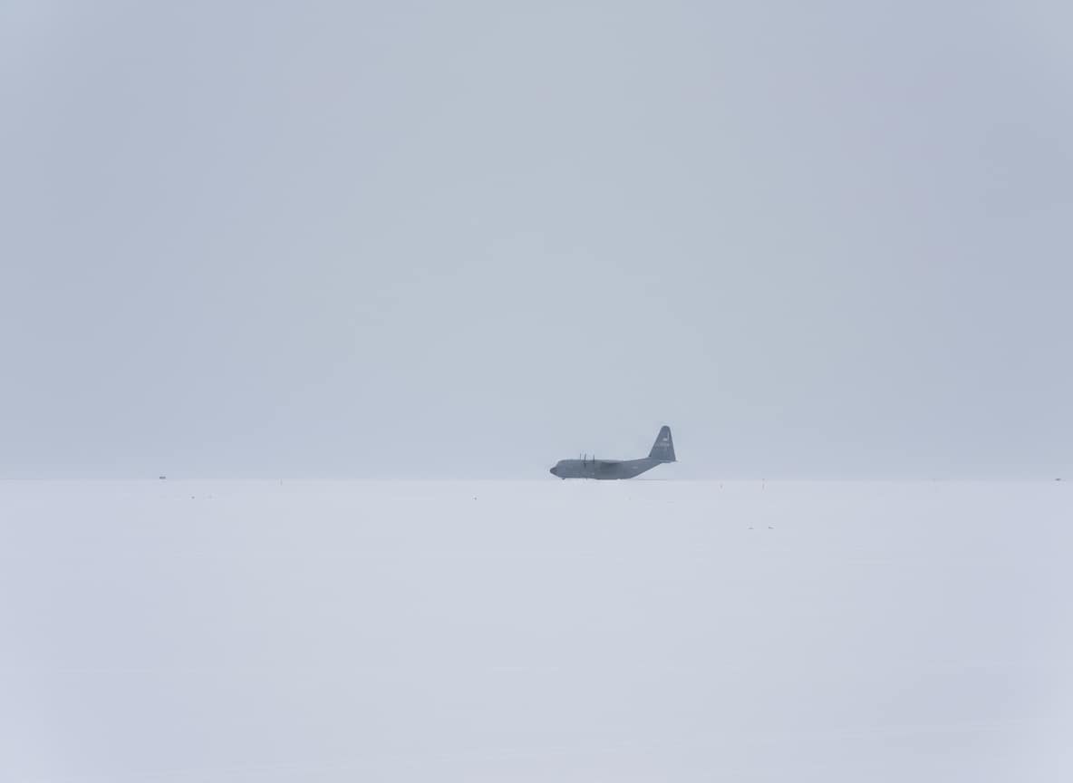 Arctic airfield where Greenland military options could be staged
