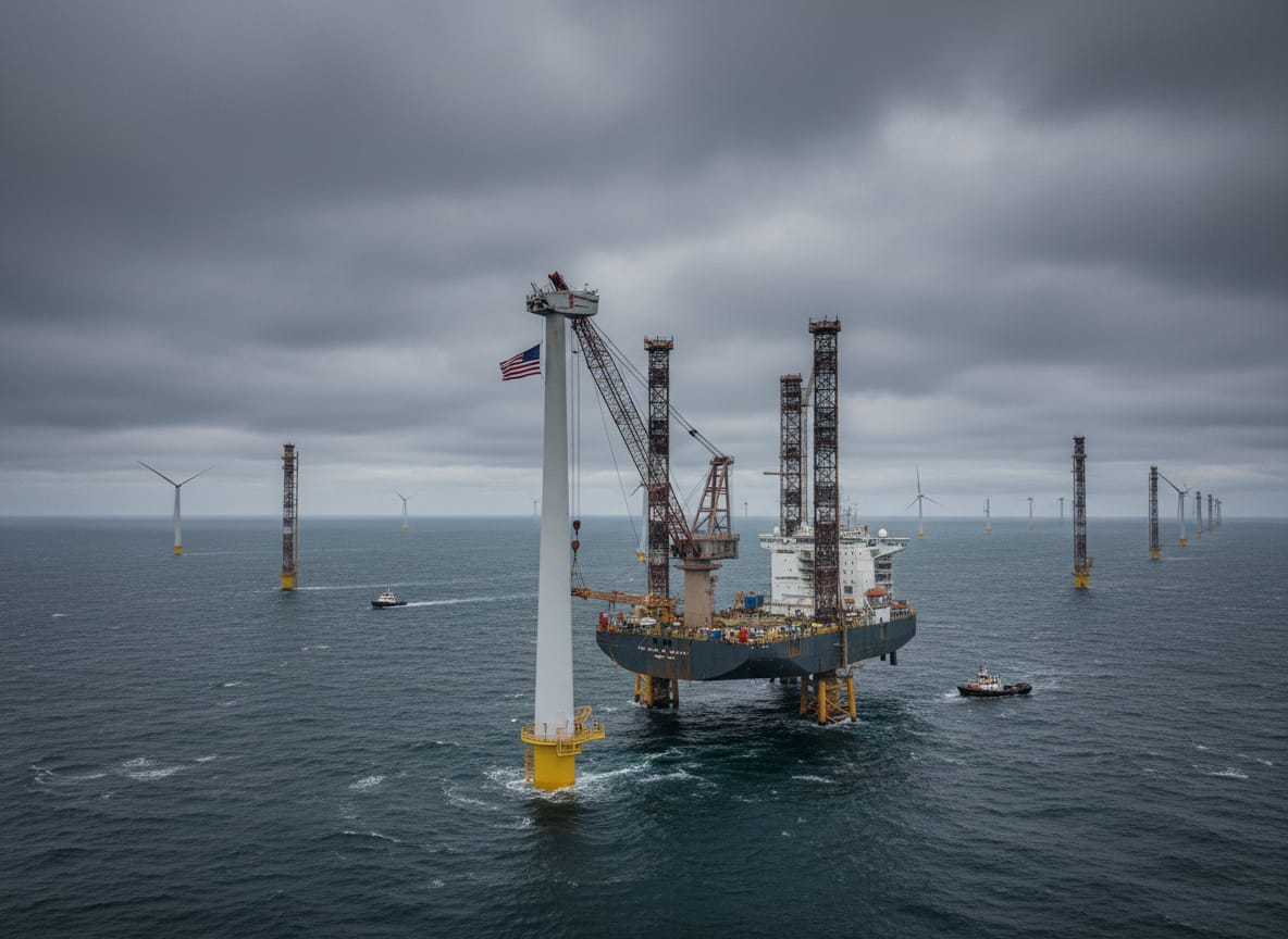Offshore wind turbines under construction face national security halt despite Pentagon review
