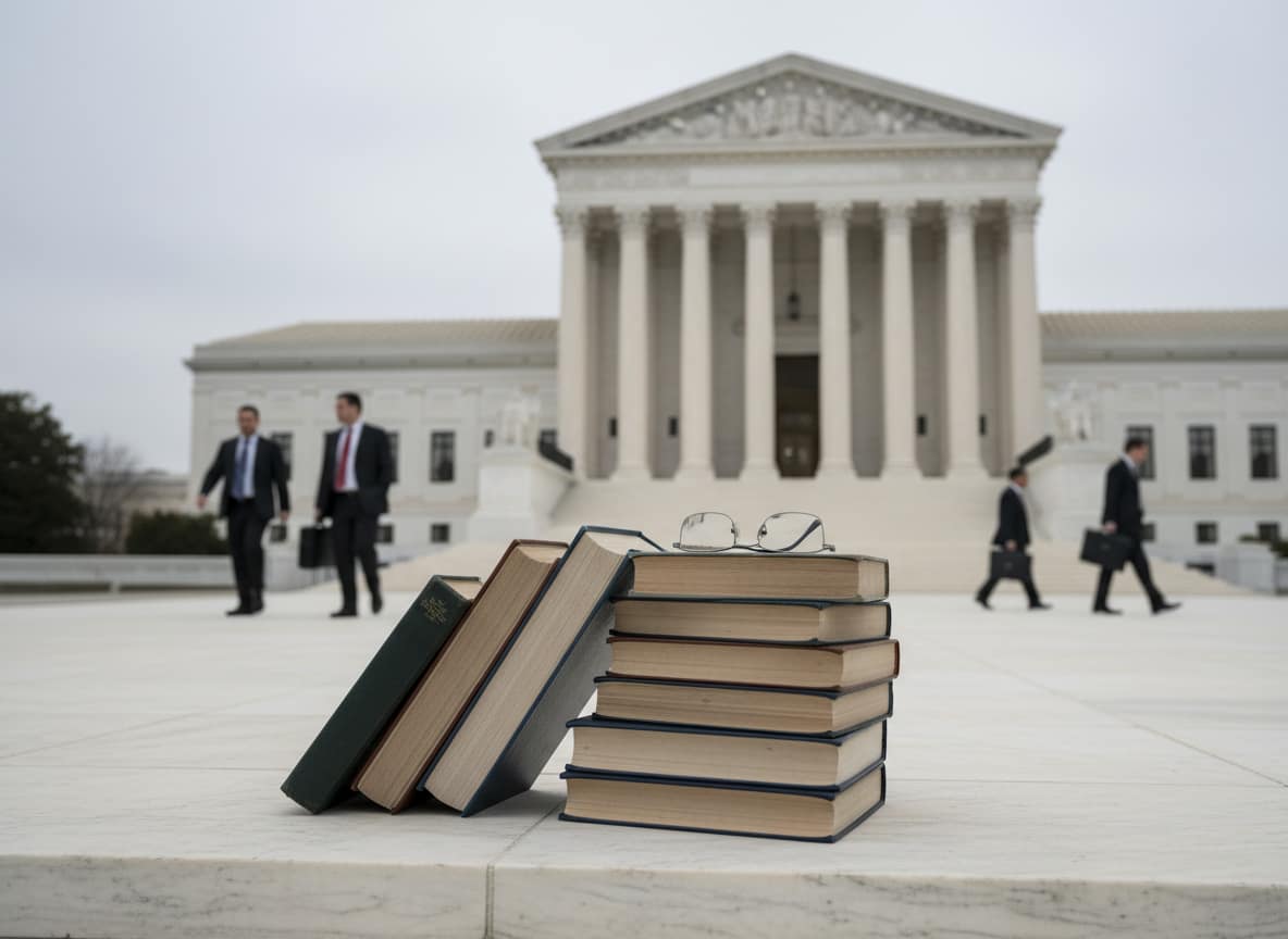 Books on Supreme Court steps as Alito retirement speculation grows over upcoming memoir and Senate timing