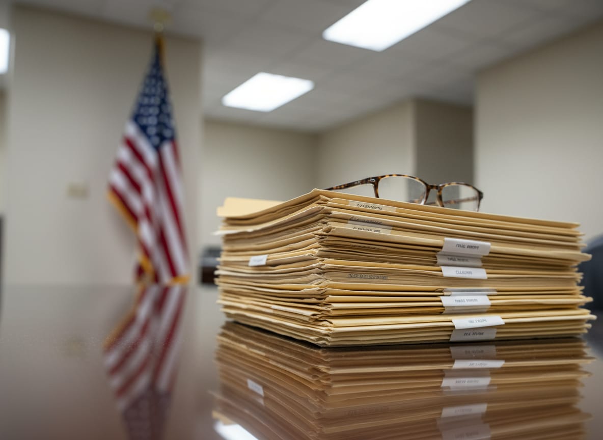Epstein files missing Trump accusation documents on government desk