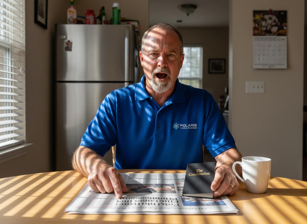 Wade Buckner explains the Supreme Court retirement strategy the Founders intended from his kitchen table with pocket Constitution