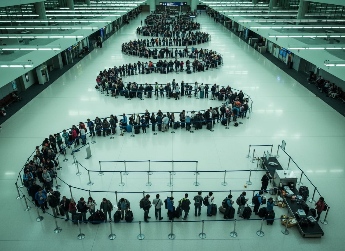 Travelers face hours-long security lines as ICE agents airports deployment plan raises questions